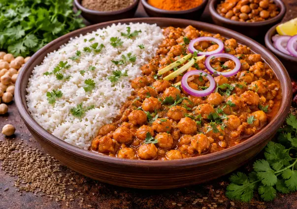 Punjabi Chole Rice