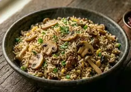 Mushroom Fried Rice
