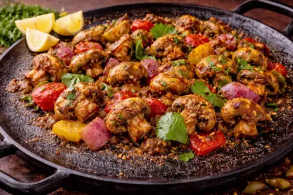 Mushroom Tikka Tawa