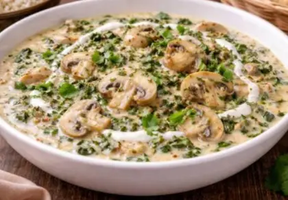 Mushroom Methi Malai