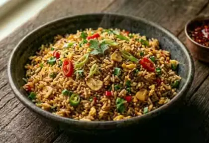 Chilly Garlic Fried Rice